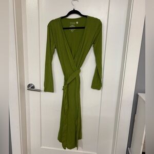 Kickee Pants NWT Bamboo Robe Grasshopper Green New Women’s S